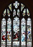 Capronnier's east window for the Chapel of St Michael and St George
